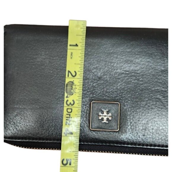 Tory Burch Clara Zip Pebbled Leather Continental Wallet - Picture 9 of 12